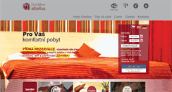 Desktop Screenshot of hotelalbellus.cz